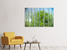 Laden Sie das Bild in den Galerie-Viewer, Leinwandbild 3-teilig Hinter dem Wasserfall
