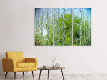 Laden Sie das Bild in den Galerie-Viewer, Leinwandbild 3-teilig Hinter dem Wasserfall