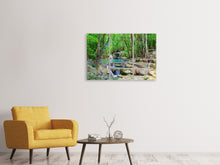 Laden Sie das Bild in den Galerie-Viewer, Leinwandbild 3-teilig Wasserspektakel