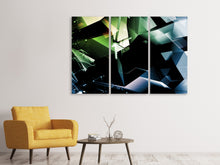 Laden Sie das Bild in den Galerie-Viewer, Leinwandbild 3-teilig 3D-Polygon