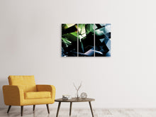 Laden Sie das Bild in den Galerie-Viewer, Leinwandbild 3-teilig 3D-Polygon