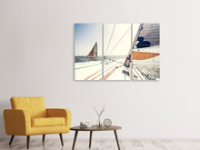 Laden Sie das Bild in den Galerie-Viewer, Leinwandbild 3-teilig Segelyacht