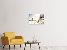 Laden Sie das Bild in den Galerie-Viewer, Leinwandbild 3-teilig Segelyacht