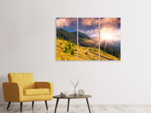 Laden Sie das Bild in den Galerie-Viewer, Leinwandbild 3-teilig Herbstanfang