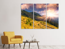 Laden Sie das Bild in den Galerie-Viewer, Leinwandbild 3-teilig Herbstanfang