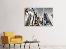Laden Sie das Bild in den Galerie-Viewer, Leinwandbild 3-teilig Times Square