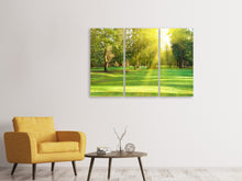 Laden Sie das Bild in den Galerie-Viewer, Leinwandbild 3-teilig Im Park