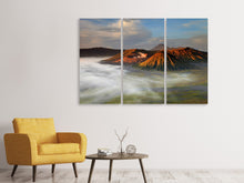 Laden Sie das Bild in den Galerie-Viewer, Leinwandbild 3-teilig Der Bromo Vulkan
