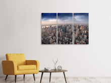 Laden Sie das Bild in den Galerie-Viewer, Leinwandbild 3-teilig Manhattan