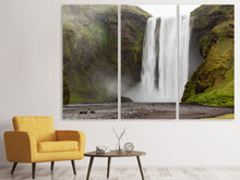 Laden Sie das Bild in den Galerie-Viewer, Leinwandbild 3-teilig Skogafoss