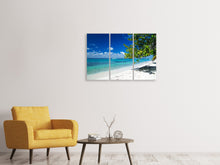 Laden Sie das Bild in den Galerie-Viewer, Leinwandbild 3-teilig Happy Beach