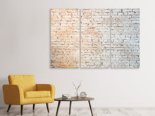 Laden Sie das Bild in den Galerie-Viewer, Leinwandbild 3-teilig Grunge Mauer