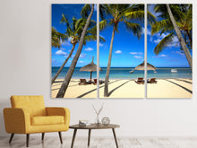 Laden Sie das Bild in den Galerie-Viewer, Leinwandbild 3-teilig Mauritius
