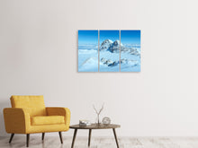 Laden Sie das Bild in den Galerie-Viewer, Leinwandbild 3-teilig Über den Wolken