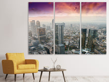 Laden Sie das Bild in den Galerie-Viewer, Leinwandbild 3-teilig Skyline Penthouse in New York
