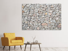 Laden Sie das Bild in den Galerie-Viewer, Leinwandbild 3-teilig Grunge-Stil Mauer
