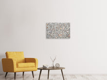 Laden Sie das Bild in den Galerie-Viewer, Leinwandbild 3-teilig Grunge-Stil Mauer