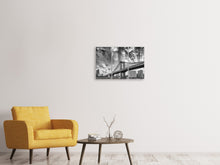 Laden Sie das Bild in den Galerie-Viewer, Leinwandbild 3-teilig Manhattan Bridge