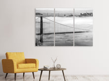 Laden Sie das Bild in den Galerie-Viewer, Leinwandbild 3-teilig Golden Gate Brücke