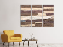 Laden Sie das Bild in den Galerie-Viewer, Leinwandbild 3-teilig Designer-Mauer