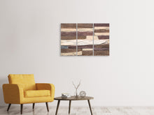 Laden Sie das Bild in den Galerie-Viewer, Leinwandbild 3-teilig Designer-Mauer