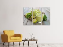 Laden Sie das Bild in den Galerie-Viewer, Leinwandbild 3-teilig Smoothie