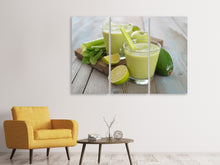 Laden Sie das Bild in den Galerie-Viewer, Leinwandbild 3-teilig Smoothie