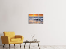 Laden Sie das Bild in den Galerie-Viewer, Leinwandbild 3-teilig Das Meer