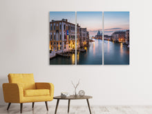 Laden Sie das Bild in den Galerie-Viewer, Leinwandbild 3-teilig Romantisches Venedig