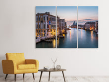 Laden Sie das Bild in den Galerie-Viewer, Leinwandbild 3-teilig Romantisches Venedig