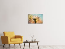 Laden Sie das Bild in den Galerie-Viewer, Leinwandbild 3-teilig XXL Pusteblume