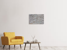 Laden Sie das Bild in den Galerie-Viewer, Leinwandbild 3-teilig Steinmauer