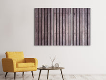 Laden Sie das Bild in den Galerie-Viewer, Leinwandbild 3-teilig Holzwand