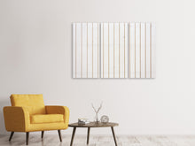 Laden Sie das Bild in den Galerie-Viewer, Leinwandbild 3-teilig Mediterranes Holz