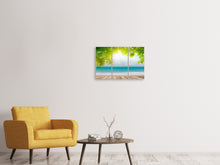 Laden Sie das Bild in den Galerie-Viewer, Leinwandbild 3-teilig Strandterrasse