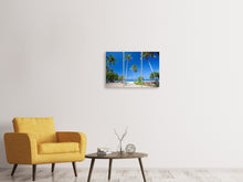 Laden Sie das Bild in den Galerie-Viewer, Leinwandbild 3-teilig Sommer Sonne Strand