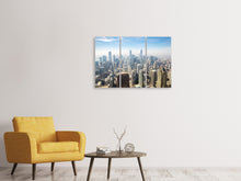 Laden Sie das Bild in den Galerie-Viewer, Leinwandbild 3-teilig Wolkenkratzer Chicago
