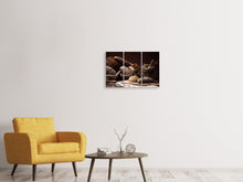 Laden Sie das Bild in den Galerie-Viewer, Leinwandbild 3-teilig Brotbäckerei
