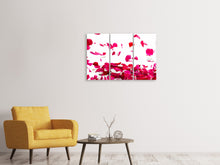 Laden Sie das Bild in den Galerie-Viewer, Leinwandbild 3-teilig Für mich soll`s rote Rosen regnen