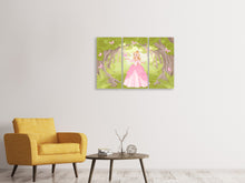 Laden Sie das Bild in den Galerie-Viewer, Leinwandbild 3-teilig Princess
