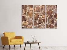 Laden Sie das Bild in den Galerie-Viewer, Leinwandbild 3-teilig Designmauer