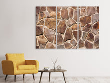 Laden Sie das Bild in den Galerie-Viewer, Leinwandbild 3-teilig Designmauer