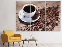 Laden Sie das Bild in den Galerie-Viewer, Leinwandbild 3-teilig Coffee