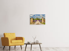 Laden Sie das Bild in den Galerie-Viewer, Leinwandbild 3-teilig Lavendel-Garten