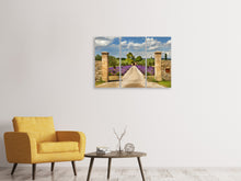 Laden Sie das Bild in den Galerie-Viewer, Leinwandbild 3-teilig Lavendel-Garten