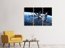 Laden Sie das Bild in den Galerie-Viewer, Leinwandbild 3-teilig Satellit