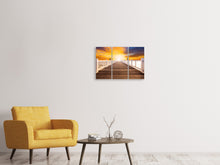 Laden Sie das Bild in den Galerie-Viewer, Leinwandbild 3-teilig Die Brücke Ins Glück
