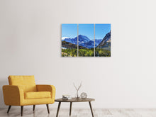 Laden Sie das Bild in den Galerie-Viewer, Leinwandbild 3-teilig Dem Gipfel entgegen