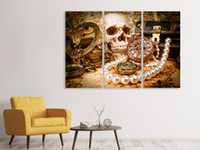 Laden Sie das Bild in den Galerie-Viewer, Leinwandbild 3-teilig Schatzsuche