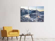 Laden Sie das Bild in den Galerie-Viewer, Leinwandbild 3-teilig Schloss Neuschwanstein im Ammergebierge
